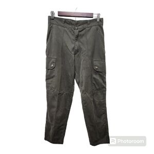Vintage French Warein Flers 1981 Green Military Pants Size M